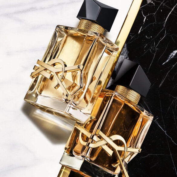 Two bottles of Libre Eau de Parfum Intense.