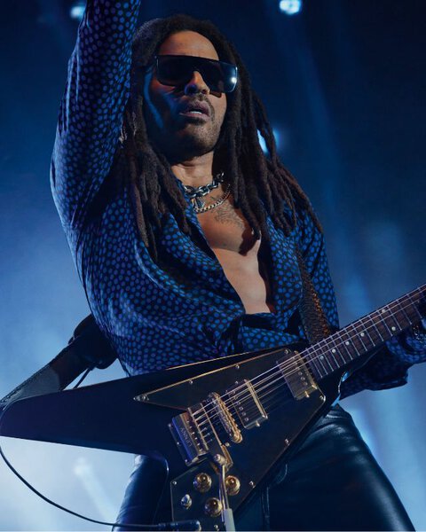 Lenny Kravitz with Guitar